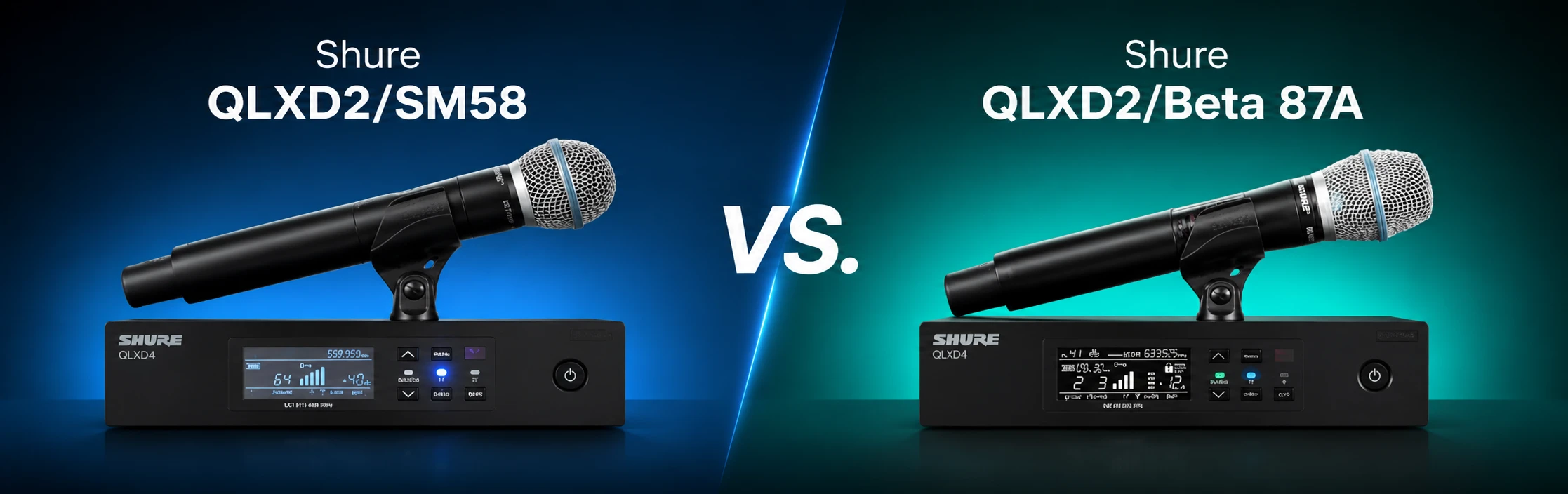 Shure QLXD2 SM58 vs Beta 58A: Which Wireless Mic is Best for You?