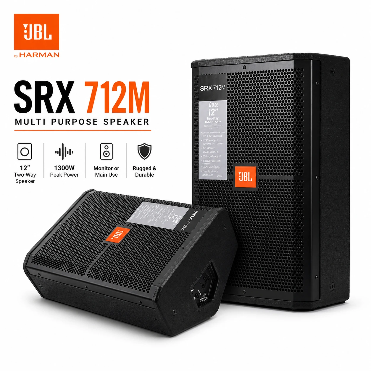 Jbl SRX 712m multi purpos...