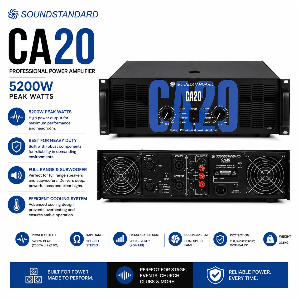 Sound Standard CA20 power...