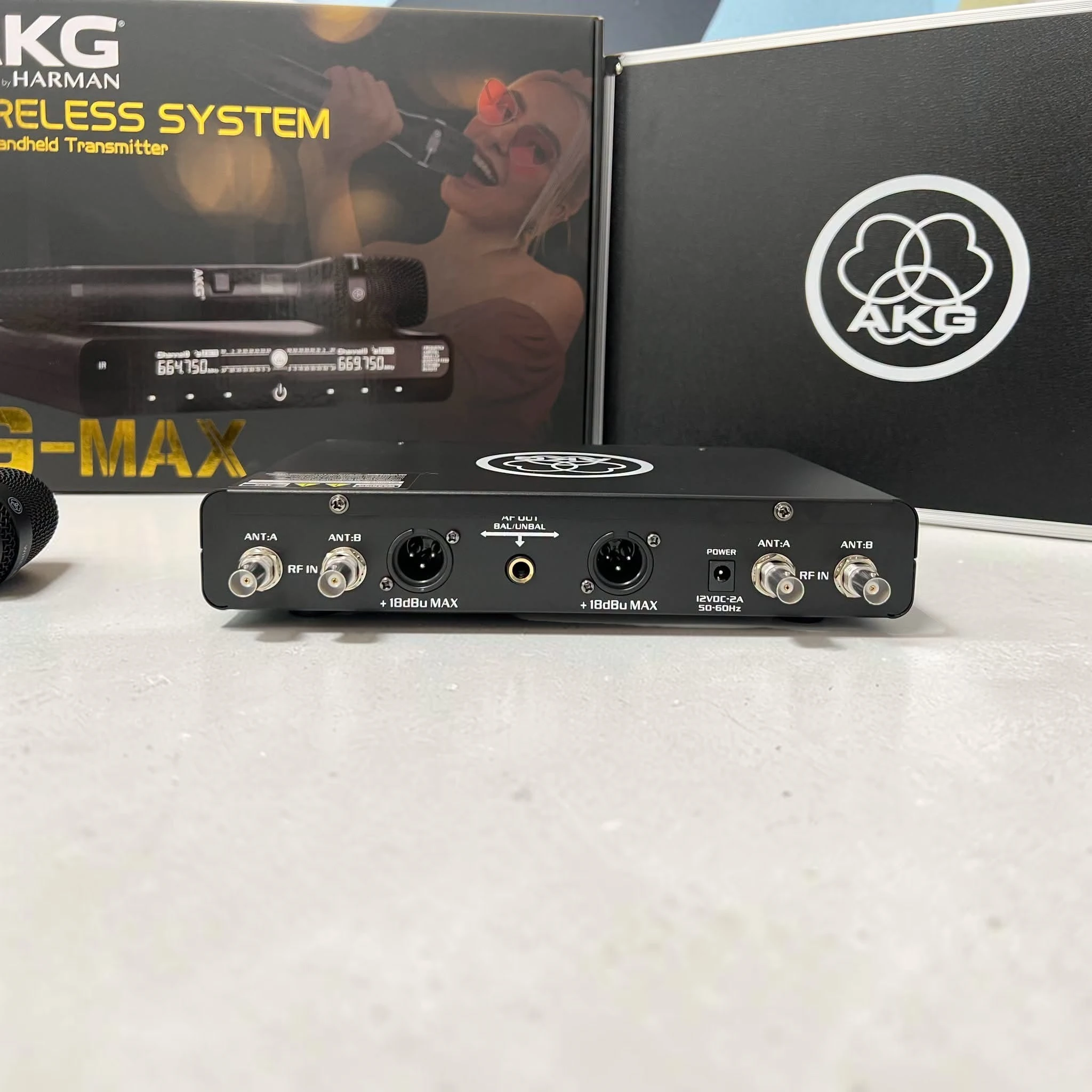 AKG GMAX Professional Dual Wireless Microphone System
