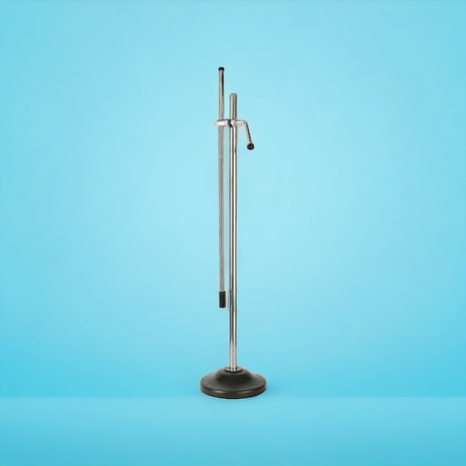 Iron round base mic stand