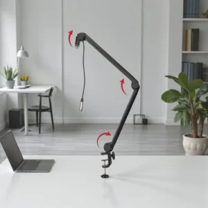 boom table studio microphone