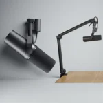 boom table studio microphone