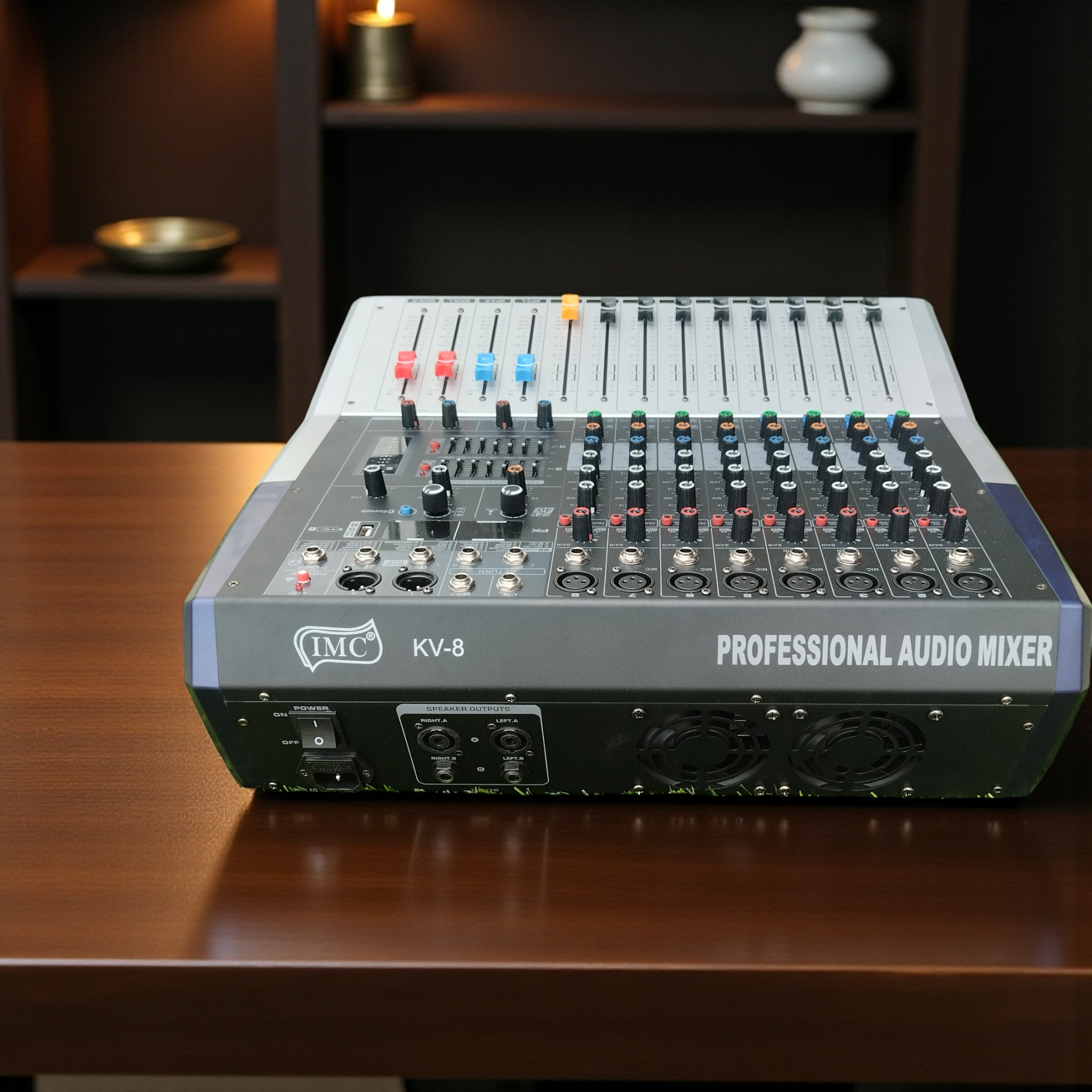 IMC KV8 8 Channel Powered Mixer for Professional Audio