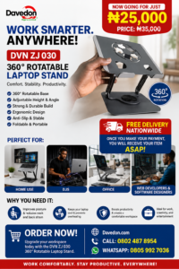 DVN ZJ-030 360° Rotatable Adjustable Laptop Stand